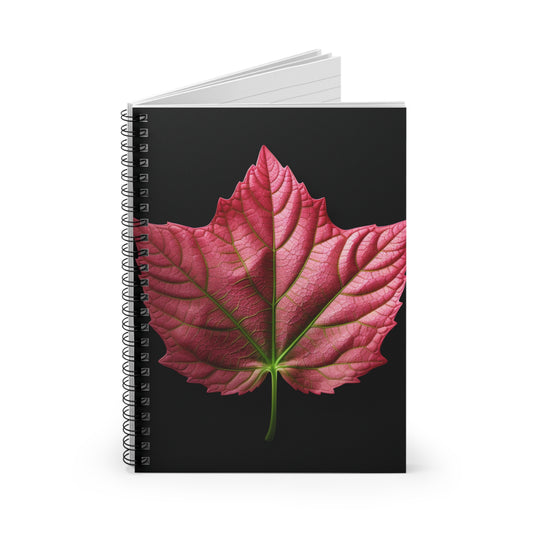 PAG PINK IVY SPIRAL NOTEBOOK - RULED LINE