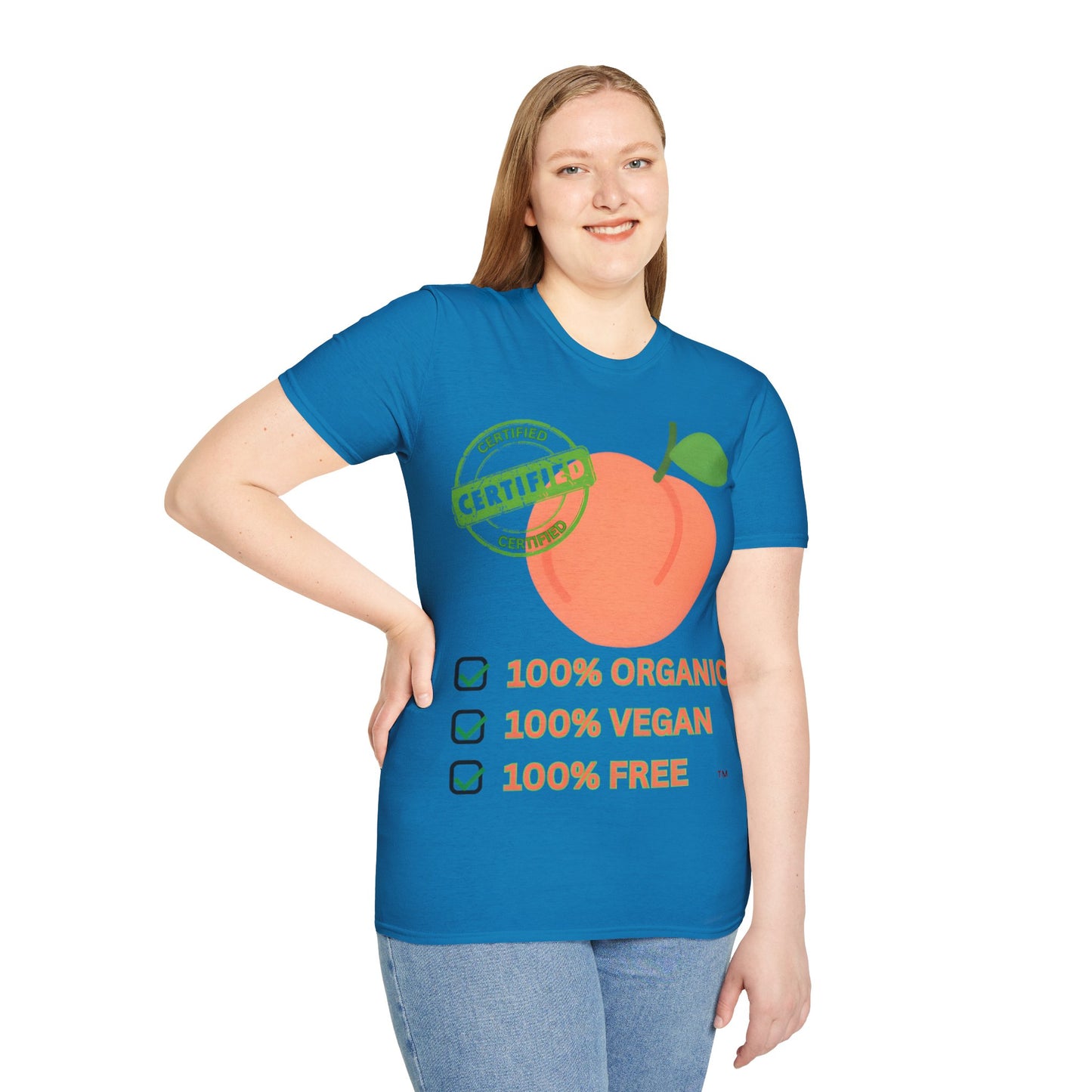 JUST PEACHY SOFTSTYLE T-SHIRT UNISEX