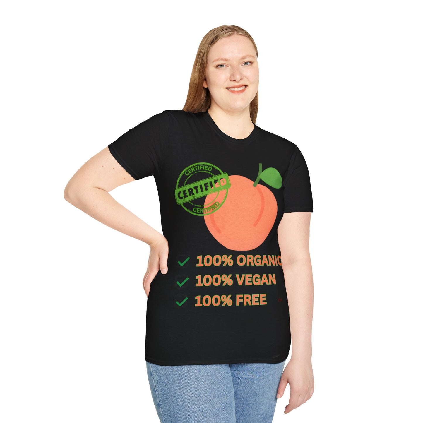 JUST PEACHY SOFTSTYLE T-SHIRT UNISEX