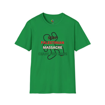 PALESTINE CEASE FIRE T-SHIRT UNISEX