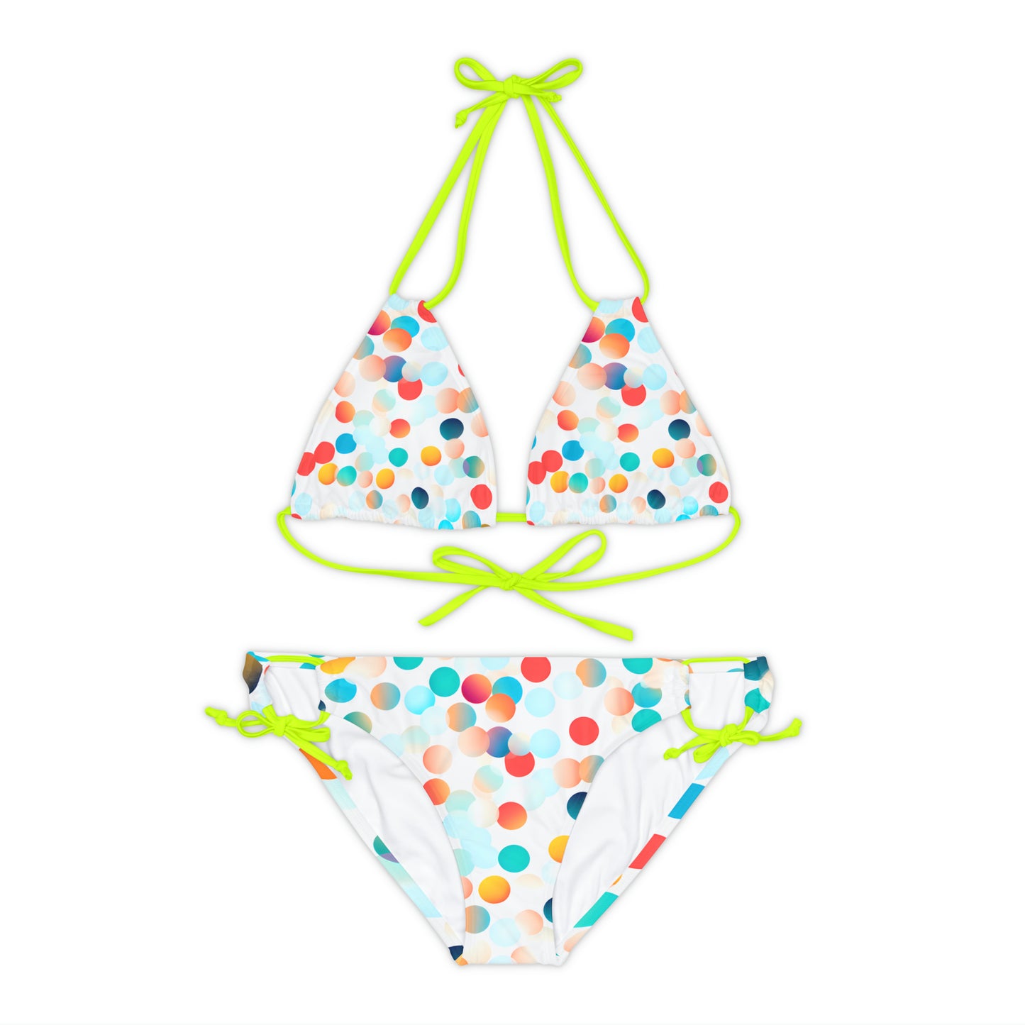 CIRCLES STRAPPY BIKINI SET