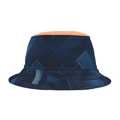 PEACH NAVY BUCKET HAT UNISEX