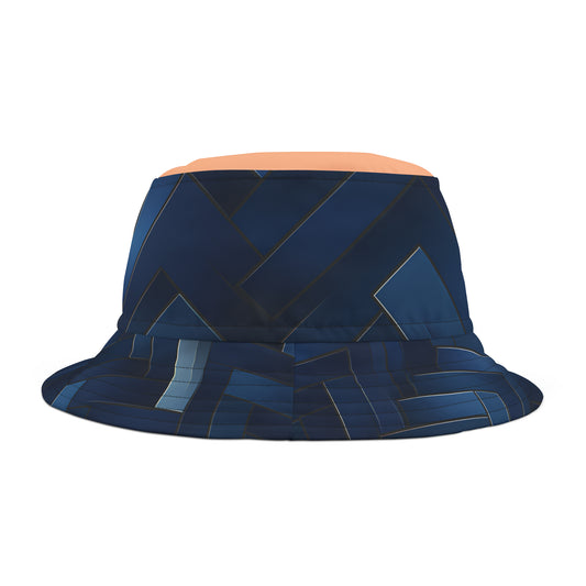PEACH NAVY BUCKET HAT UNISEX