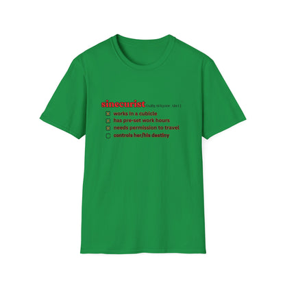 UNI CHECK BOX R T-SHIRT - UNISEX