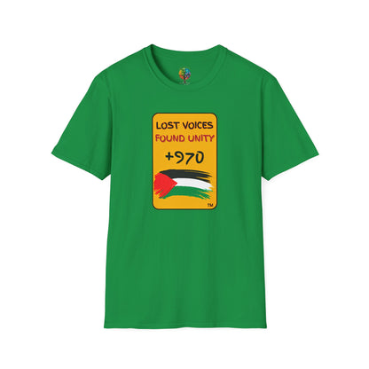 PALESTINE FOUND UNITY T-SHIRT UNISEX