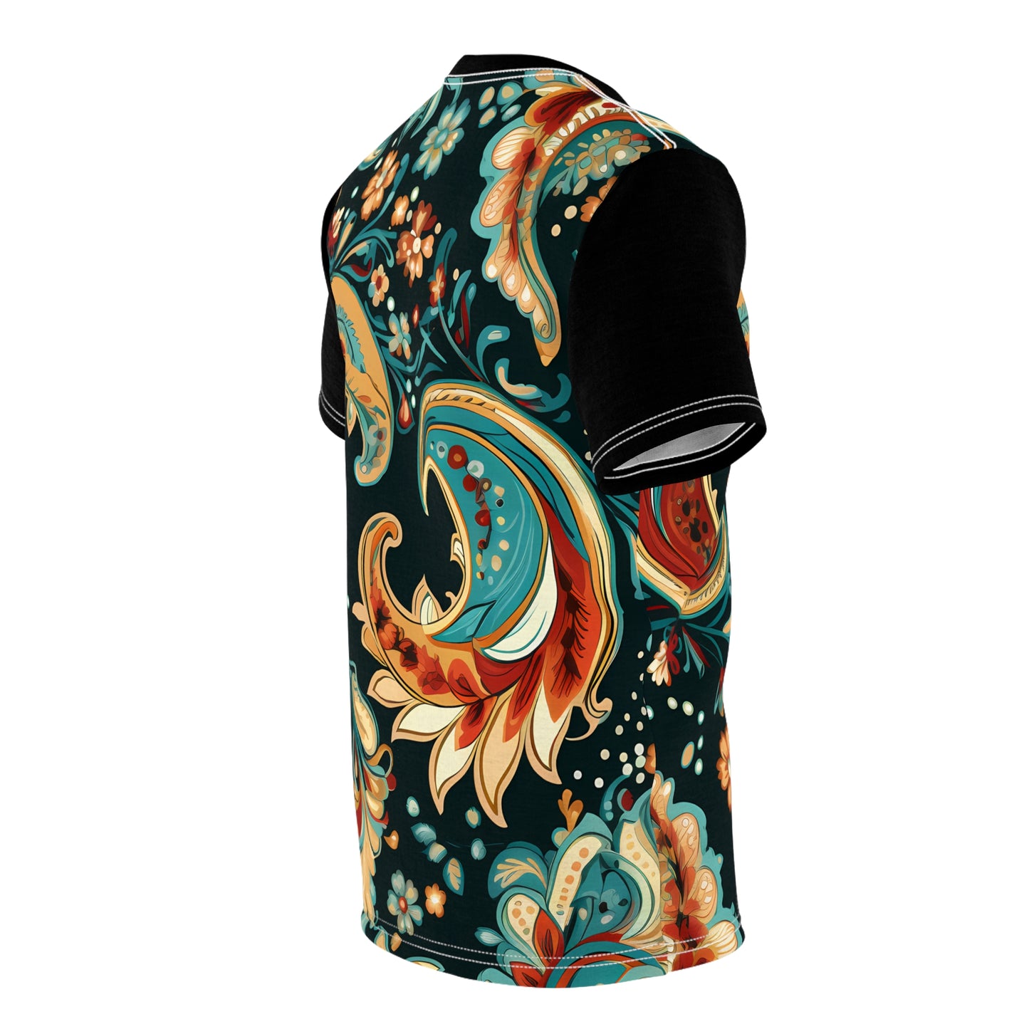 RICH RED PAISLEY TEE UNISEX