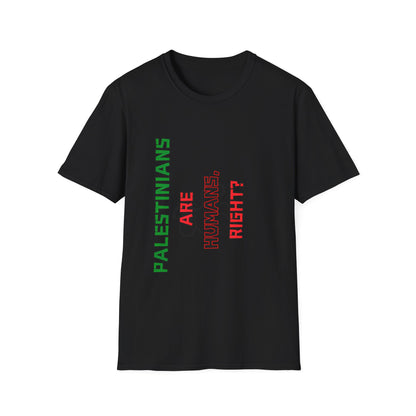 PALESTINE HUMAN RIGHTS T-SHIRT UNISEX
