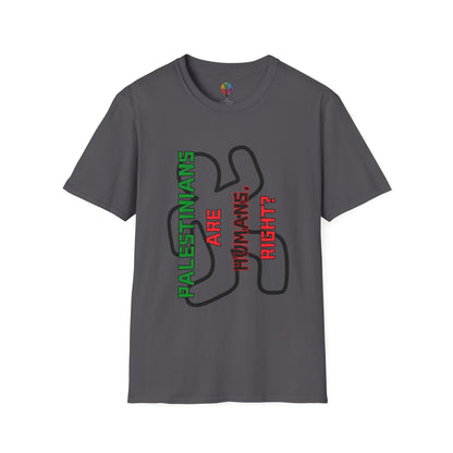PALESTINE HUMAN RIGHTS T-SHIRT UNISEX