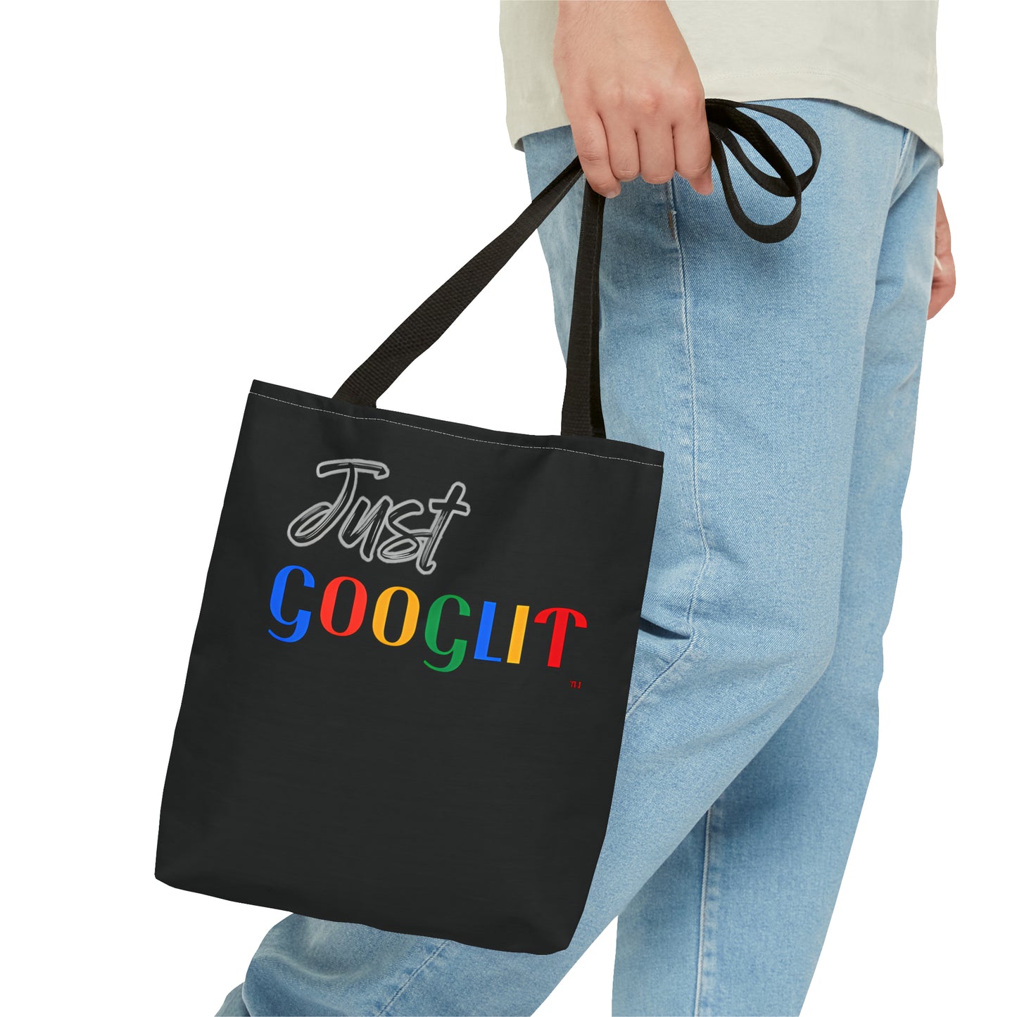 JUST GOOGLIT TOTE BAG