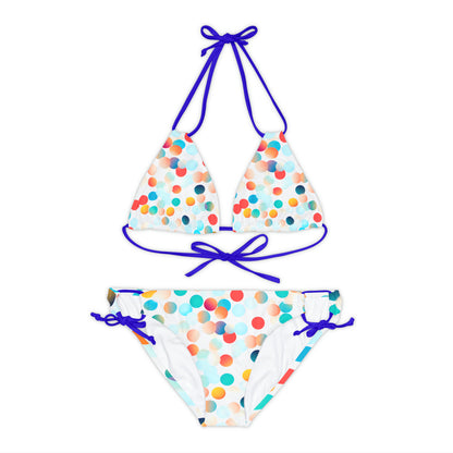 CIRCLES STRAPPY BIKINI SET