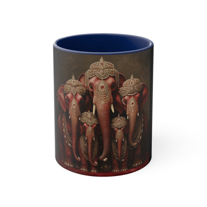 DEL PEARLED ELEPHANTS FOUNDERS' MUG CERAMIC - MUG 11OZ