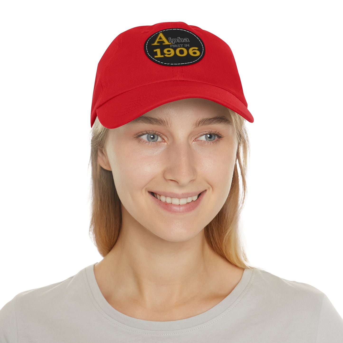 APA 1906 HAT WITH LEATHER PATCH (ROUND)