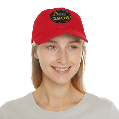 APA 1906 HAT WITH LEATHER PATCH (ROUND)