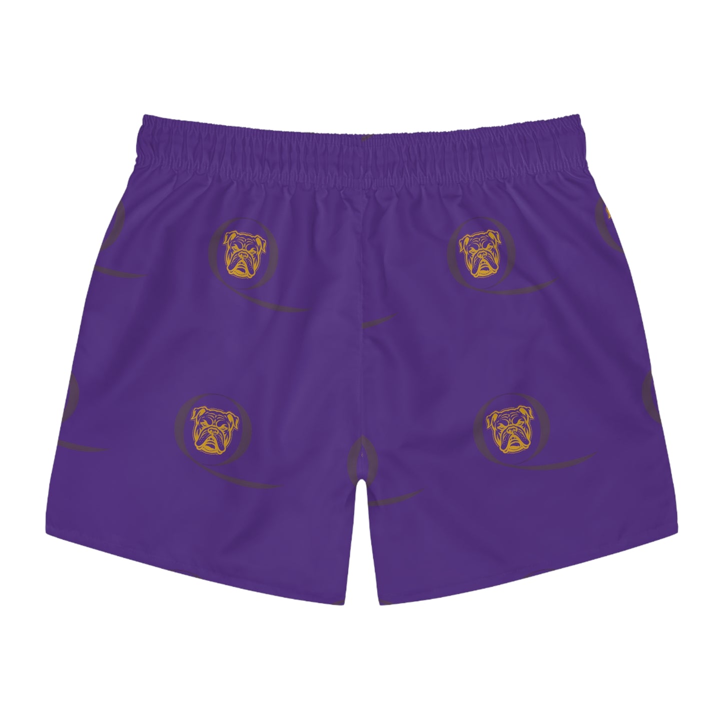 OME Q DOGG PURPLE SWIM TRUNKS