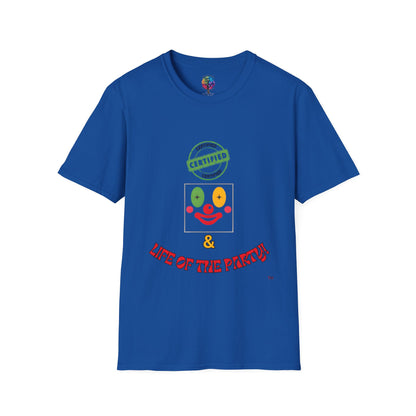 CERTIFIED CLOWN SOFTSTYLE T-SHIRT UNISEX
