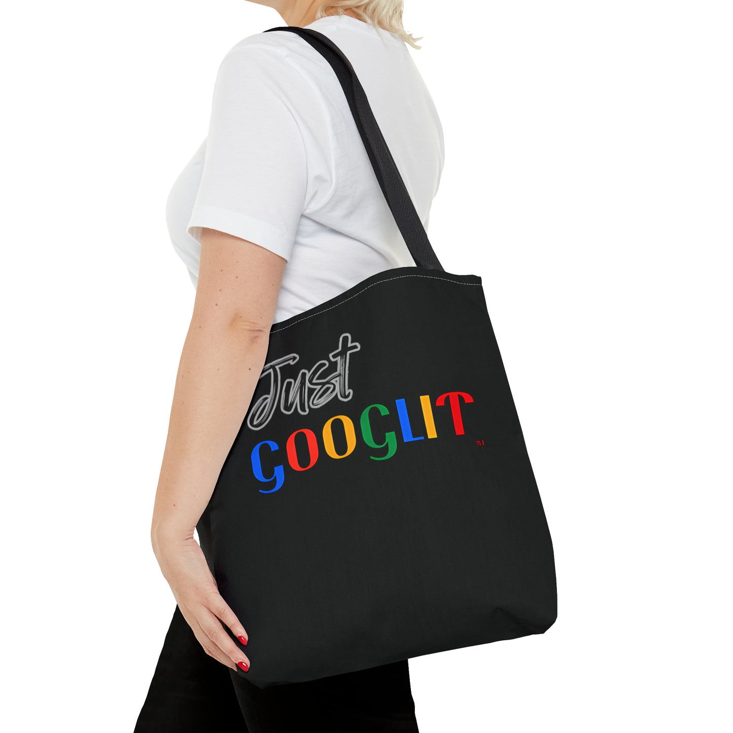 JUST GOOGLIT TOTE BAG