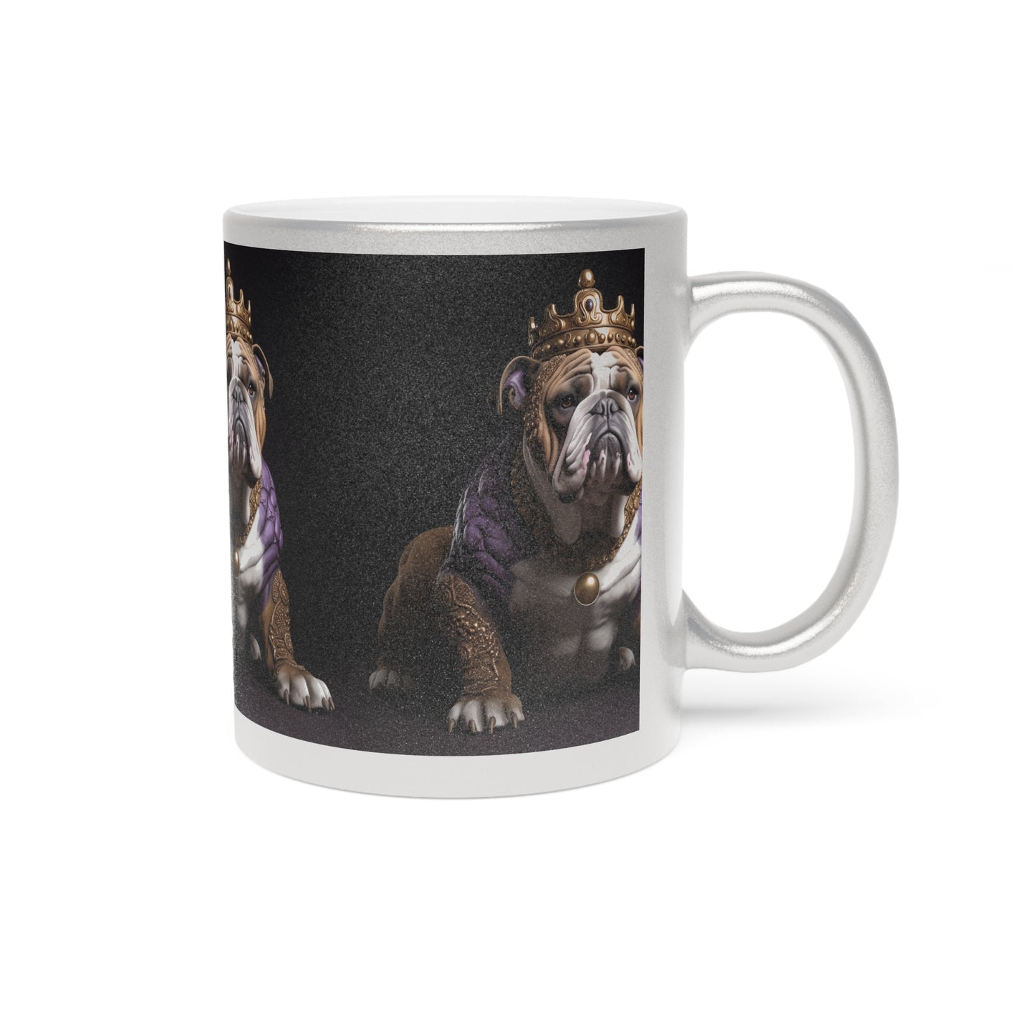 OME KING DOGG FOUNDERS' METALLIC MUG (SILVER\GOLD)