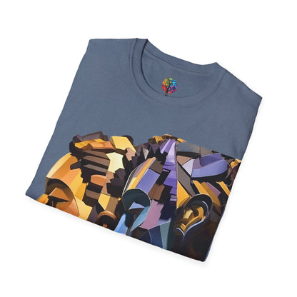 CARVED FACES SOFTSTYLE T-SHIRT UNISEX