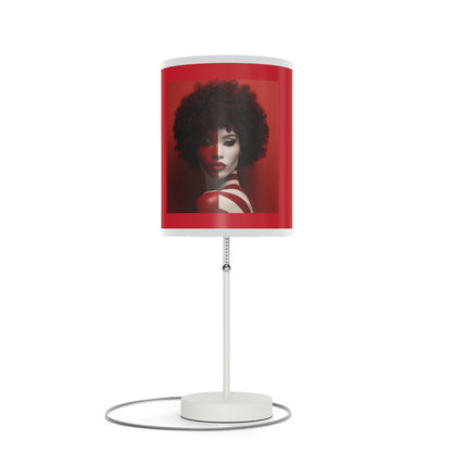 DEL CRIMSON SYMMETRY LAMP ON A STAND, US|CA PLUG