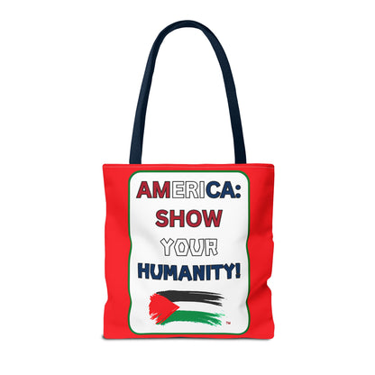 PALESTINE HUMANITY TOTE BAG