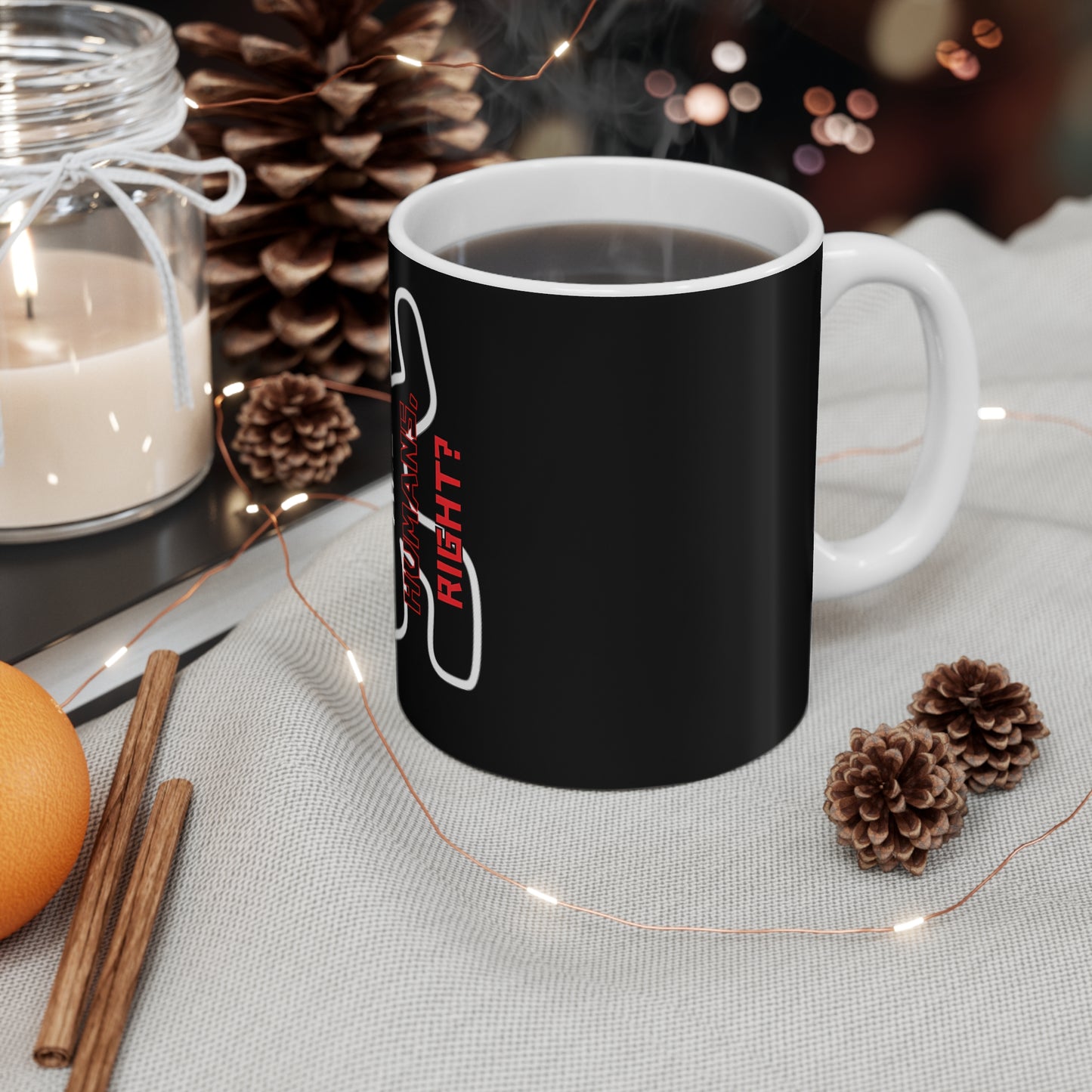 PALESTINIAN HUMANS, RIGHT Mug 11oz BL