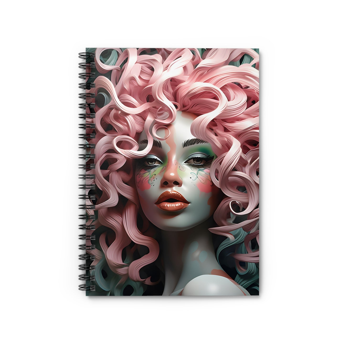 PAG CERAMIC TRESSES SPIRAL NOTEBOOK - RULED