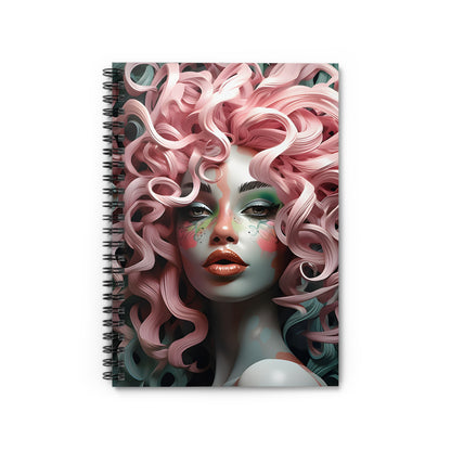 PAG CERAMIC TRESSES SPIRAL NOTEBOOK - RULED