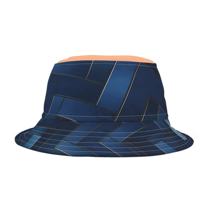 PEACH NAVY BUCKET HAT UNISEX