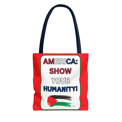 PALESTINE HUMANITY TOTE BAG