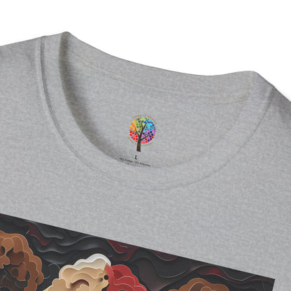 TOY POODLE TRIPLETS T-SHIRT UNISEX