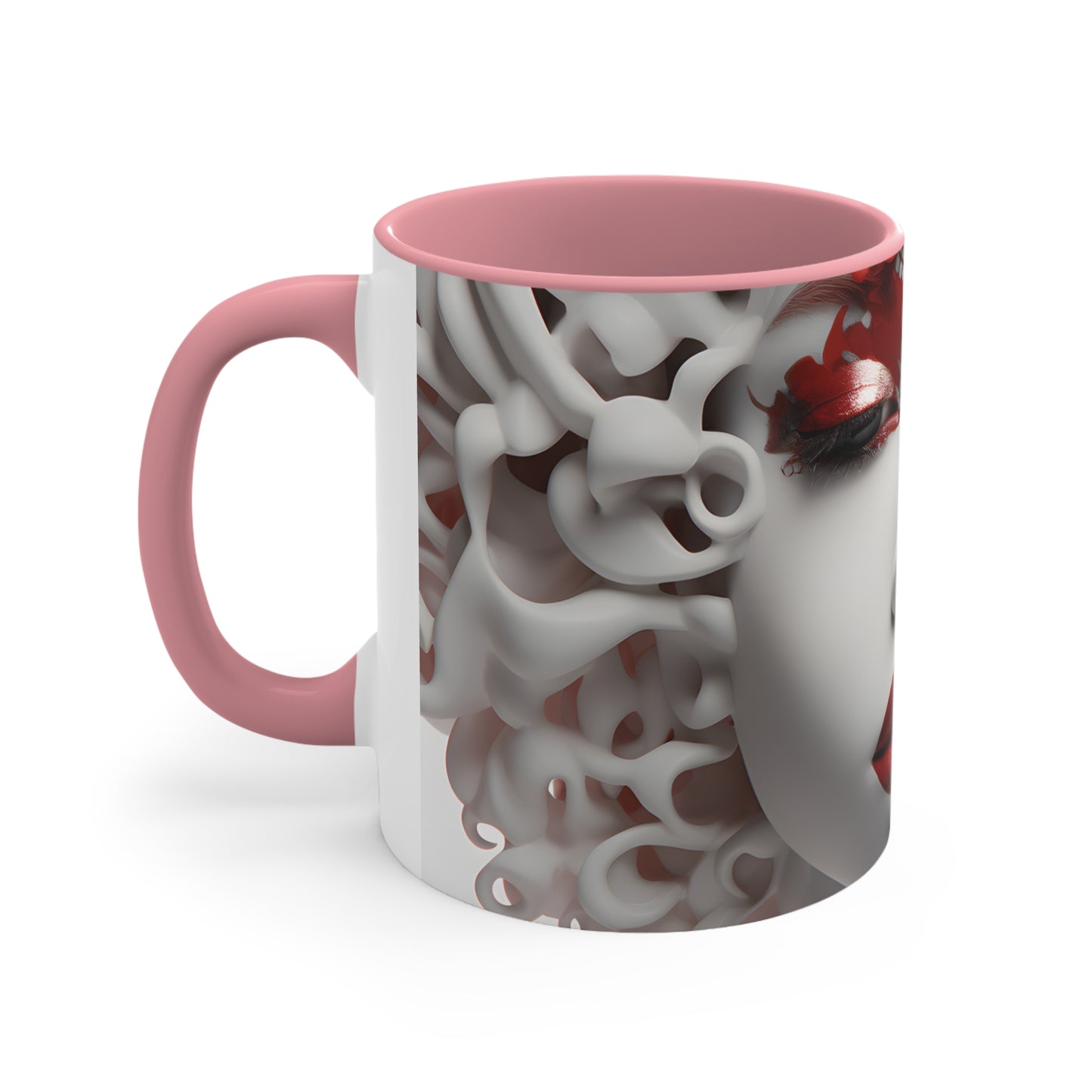 DEL LADY CRIMSON MUG CERAMIC - MUG 11OZ