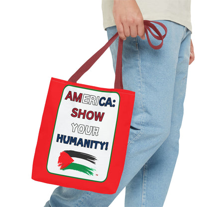 PALESTINE HUMANITY TOTE BAG