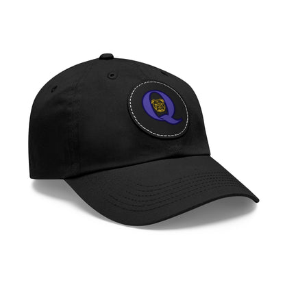 OME KING DOGG HAT WITH LEATHER PATCH (ROUND)