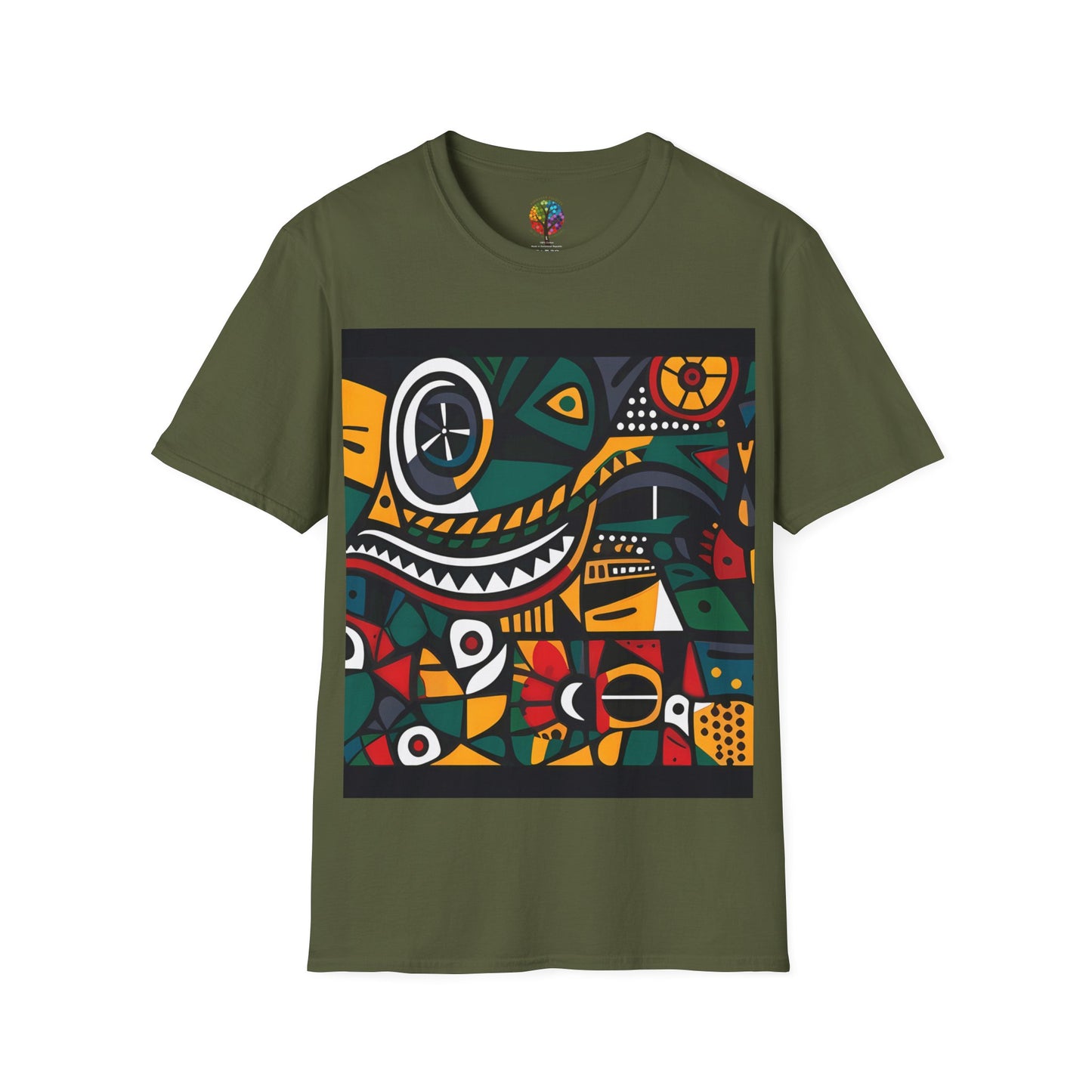 SURREALISM IN COLOR SOFTSTYLE T-SHIRT UNISEX