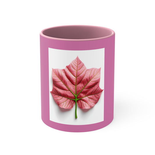 PAG PINK IVY WHITE FOUNDERS' MUG - CERAMIC 11OZ