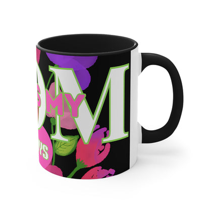 MOM'S BOUQUET CERAMIC MUG - 11OZ