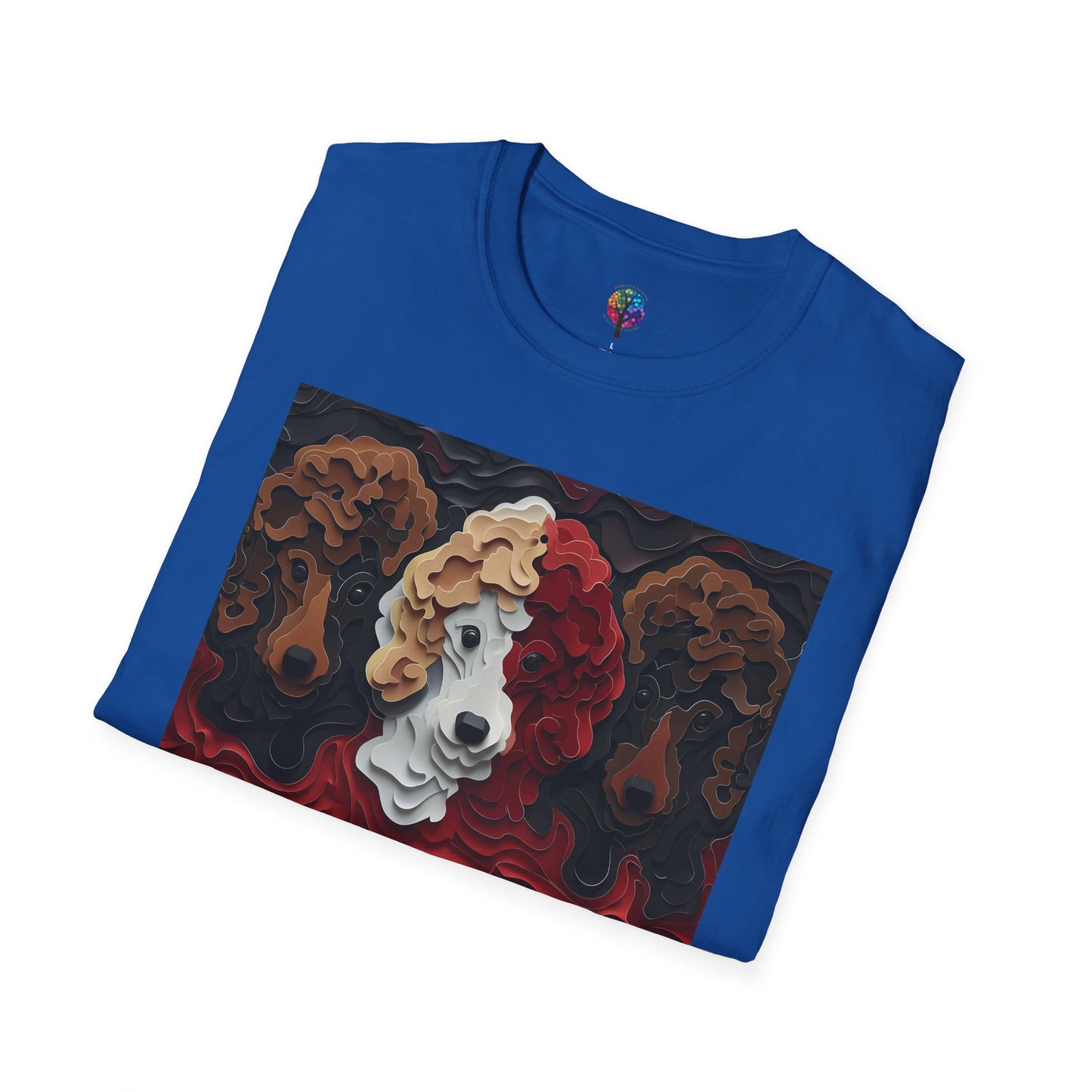 TOY POODLE TRIPLETS T-SHIRT UNISEX